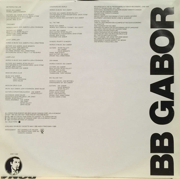 BB Gabor - BB Gabor - 1980