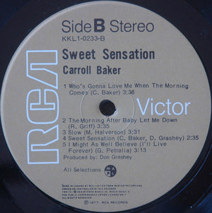 Carroll Baker - Sweet Sensation Vinyl Record