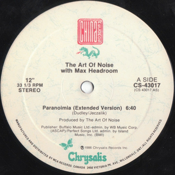 The Art Of Noise - Paranoimia (Extended Version)