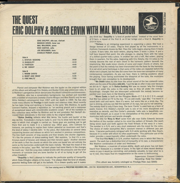 Eric Dolphy - The Quest