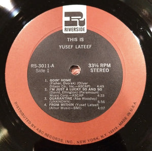 Yusef Lateef - This Is Yusef Lateef - 1968