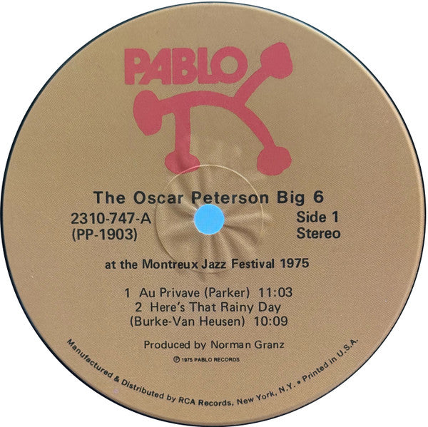 Oscar Peterson Big 6, The - The Oscar Peterson Big 6 At The Montreux Jazz Festival 1975 - 1975