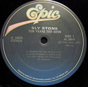 Sly Stone - Ten Years Too Soon