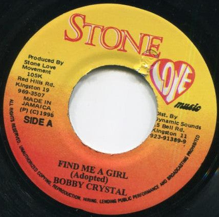 Bobby Crystal - Find Me A Girl - 1995