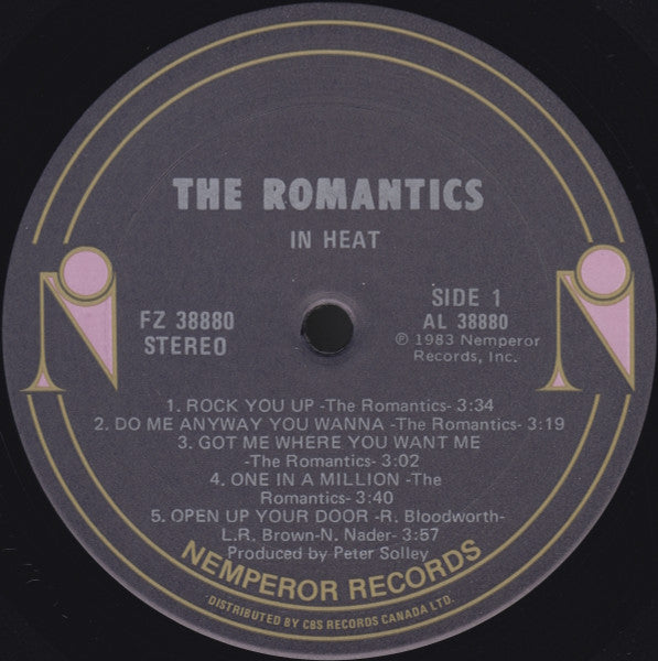 Romantics, The - In Heat - 1983