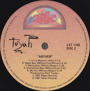 Toyah (3) - Anthem