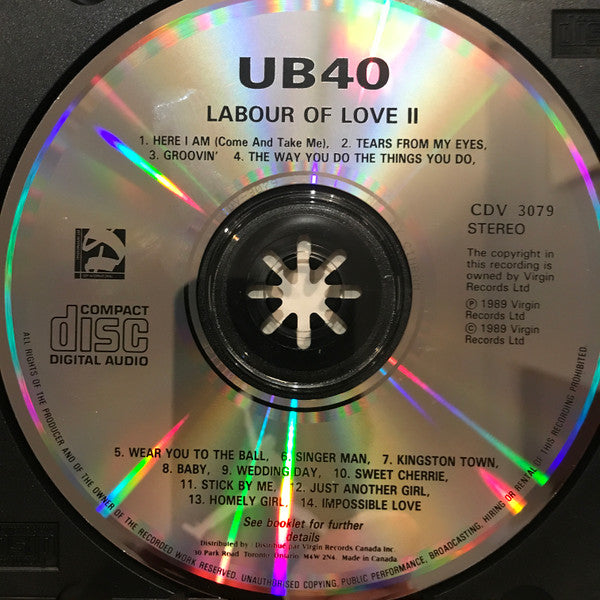 UB40 - Labour Of Love II (CD) -