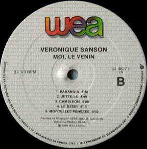 Véronique Sanson - Moi, Le Venin - 1988