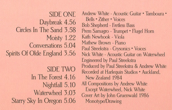 Andrew White - Conversations - 1986