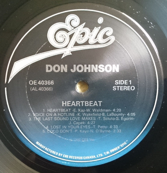 Don Johnson - Heartbeat - 1986