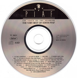 Edith Piaf - The Voice Of The Sparrow:  The Very Best Of Edith Piaf -