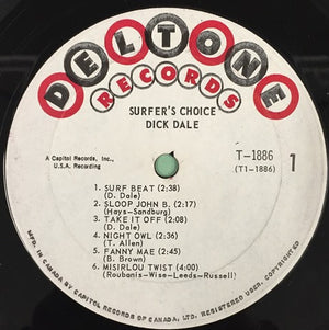 Dick Dale And His Del-Tones - Surfers' Choice Vinyl Record