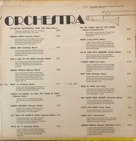 Tommy Dorsey And His Orchestra - I'm Getting Sentimental Over You - 1973