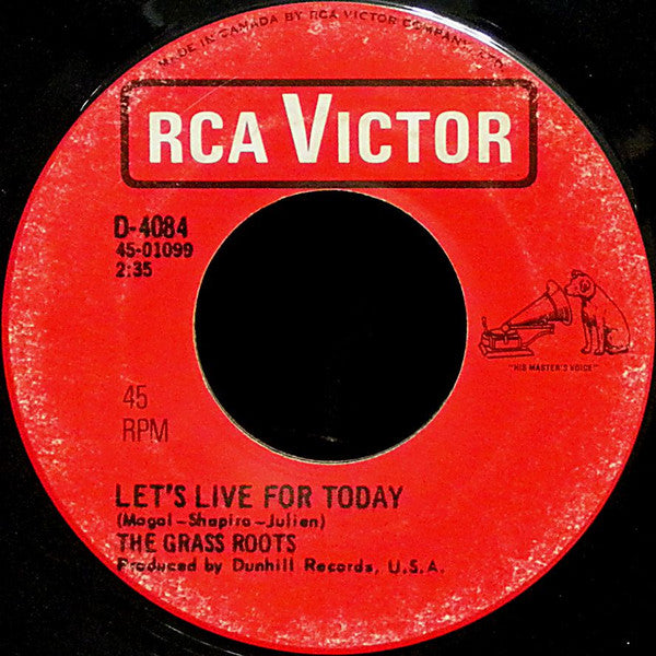 The Grass Roots - Let's Live For Today Vinyl Record