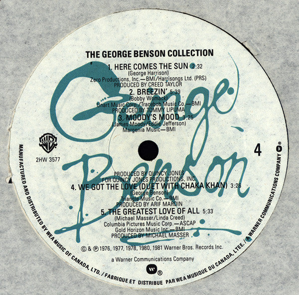 George Benson - The George Benson Collection - 1981