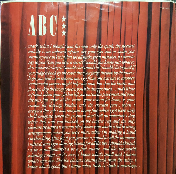 ABC - The Lexicon Of Love - 1982