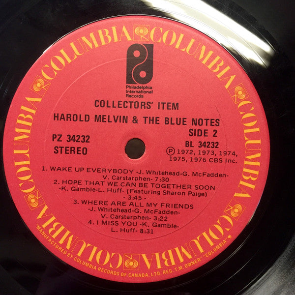 Harold Melvin And The Blue Notes - Collectors' Item