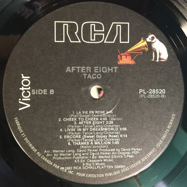 Taco - After Eight - 1982
