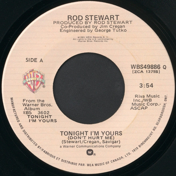 Rod Stewart - Tonight I'm Yours (Don't Hurt Me)