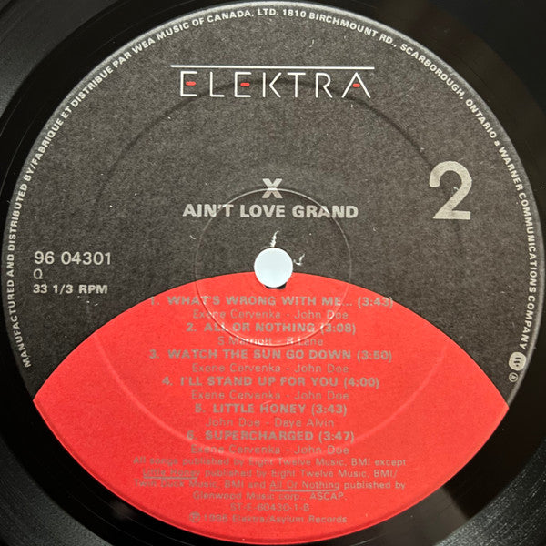 X - Ain't Love Grand - 1985
