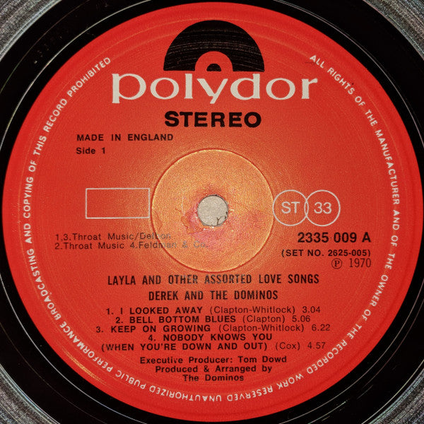 Derek & The Dominos - Layla And Other Assorted Love Songs