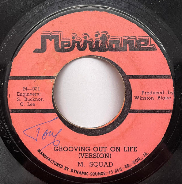 Hopeton Lewis With S.P.M's, The / M. Squad, The - Grooving Out On Life -