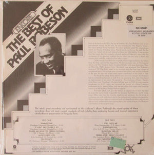 Paul Robeson - Encore - The Best Of Paul Robeson Volume II -