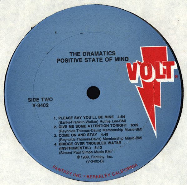 Dramatics, The - Positive State Of Mind - 1989