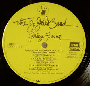 The J. Geils Band - Freeze-Frame