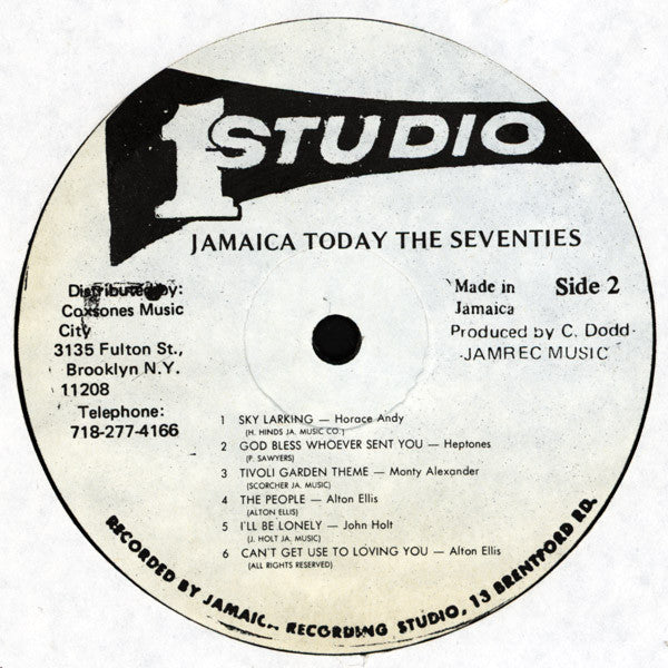 Various - Jamaica Today The Seventies