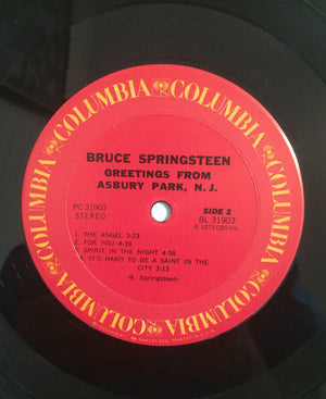 Bruce Springsteen - Greetings From Asbury Park, N.J. Vinyl Record