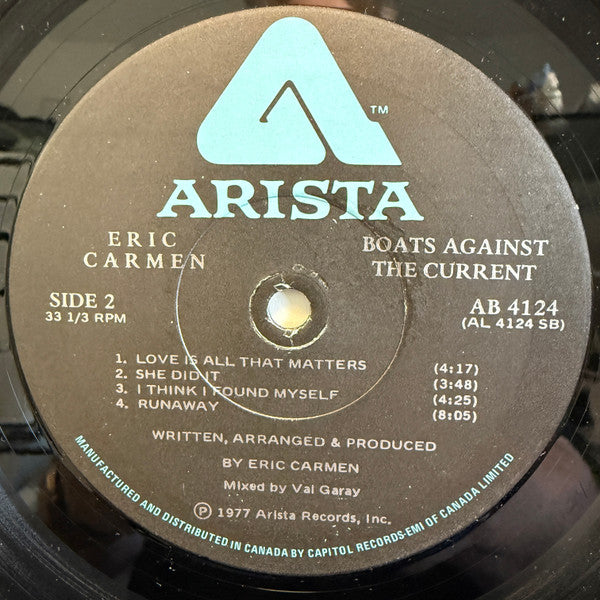 Eric Carmen - Boats Against The Current - 1977