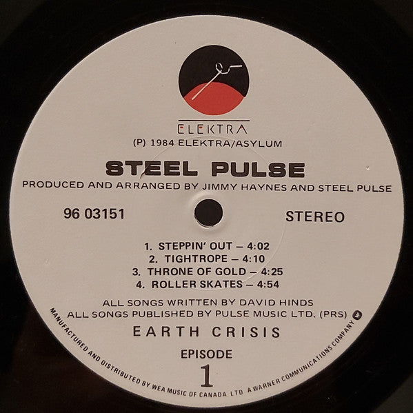 Steel Pulse - Earth Crisis - 1984