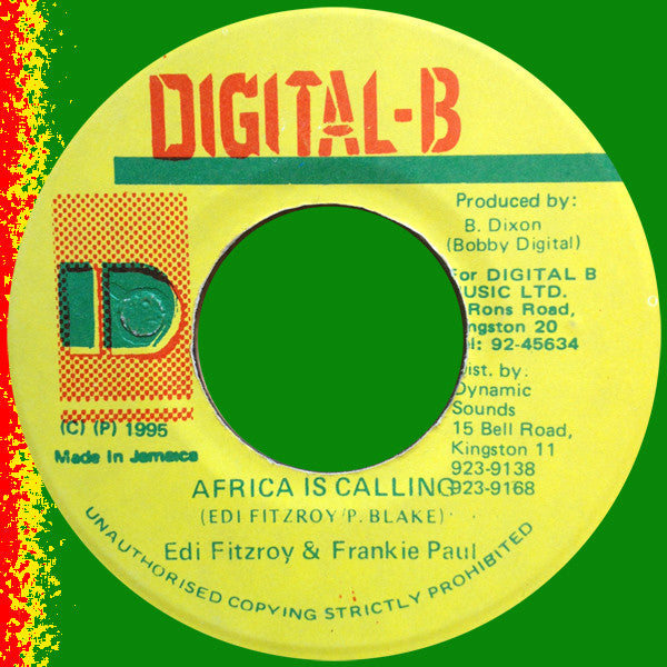 Edi Fitzroy - Africa Is Calling