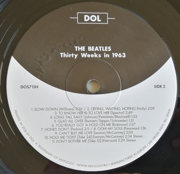 The Beatles - Thirty Weeks In 1963