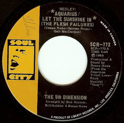The Fifth Dimension - Medley: Aquarius / Let The Sunshine In (The Flesh Failures)