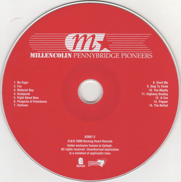Millencolin - Pennybridge Pioneers (CD) - 2000