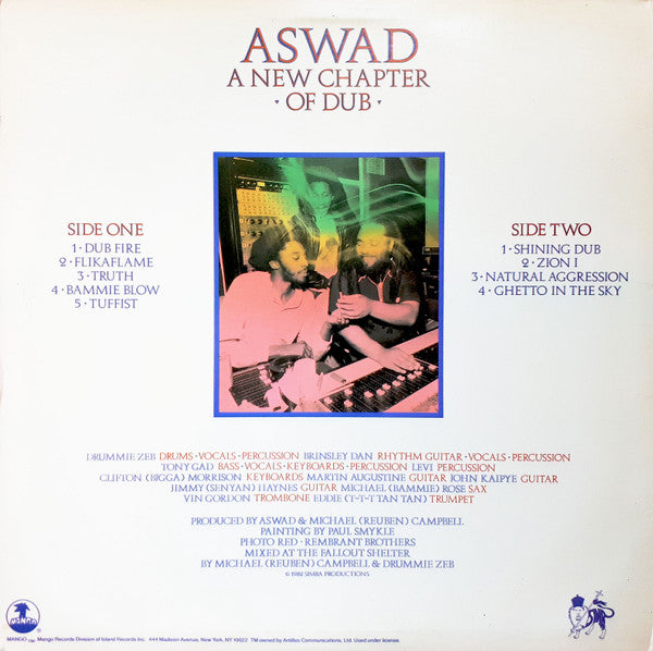 Aswad - A New Chapter Of Dub - 1982