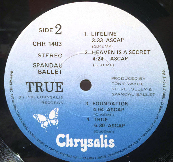 Spandau Ballet - True - 1983