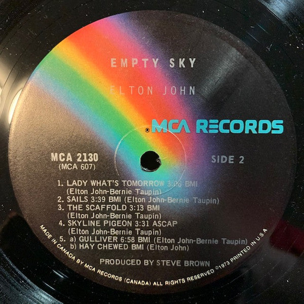 Elton John - Empty Sky - 1975