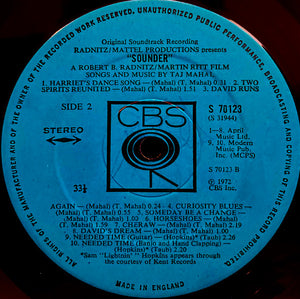 Taj Mahal - Sounder (Original Soundtrack Recording) - 1972