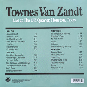 Townes Van Zandt - Live At The Old Quarter, Houston, Texas - 2016