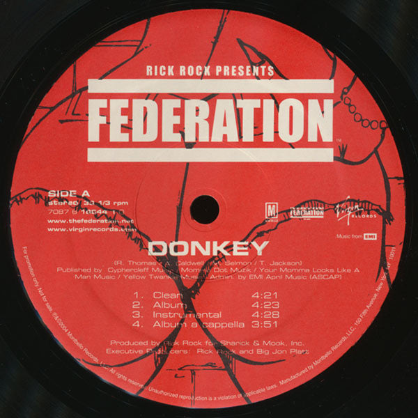 Federation - Donkey / What If I Had A Gun