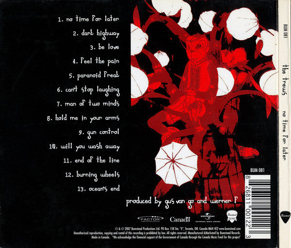 Trews, The - No Time For Later (CD) - 2008