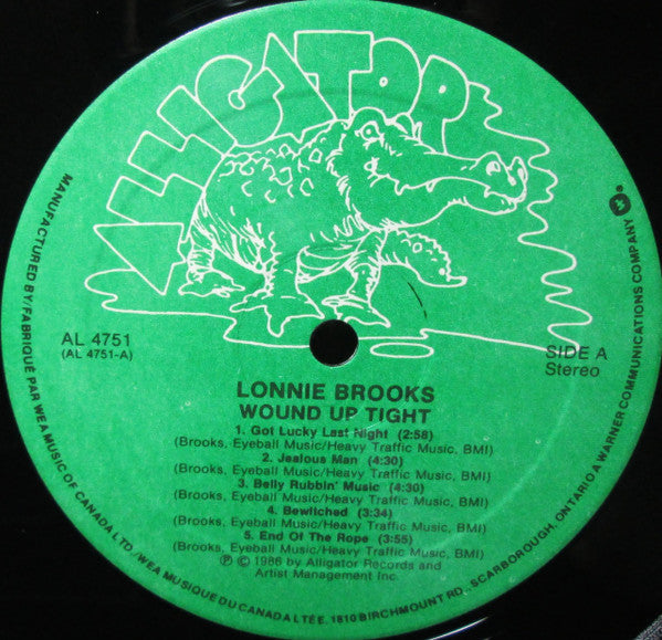 Lonnie Brooks - Wound Up Tight - 1986
