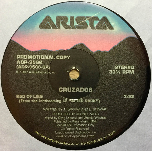 Cruzados - Bed Of Lies - 1987