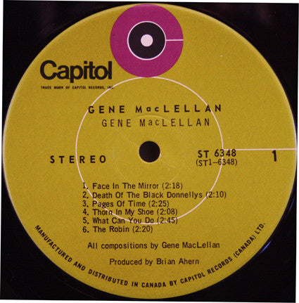 Gene MacLellan - Gene MacLellan - 1970