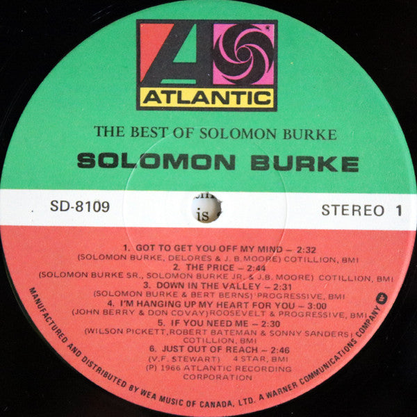 Solomon Burke - The Best Of Solomon Burke