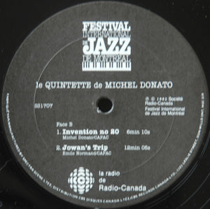 Le Quintette de Michel Donato - Le Quintette de Michel Donato - 1982