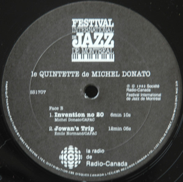 Le Quintette de Michel Donato - Le Quintette de Michel Donato - 1982